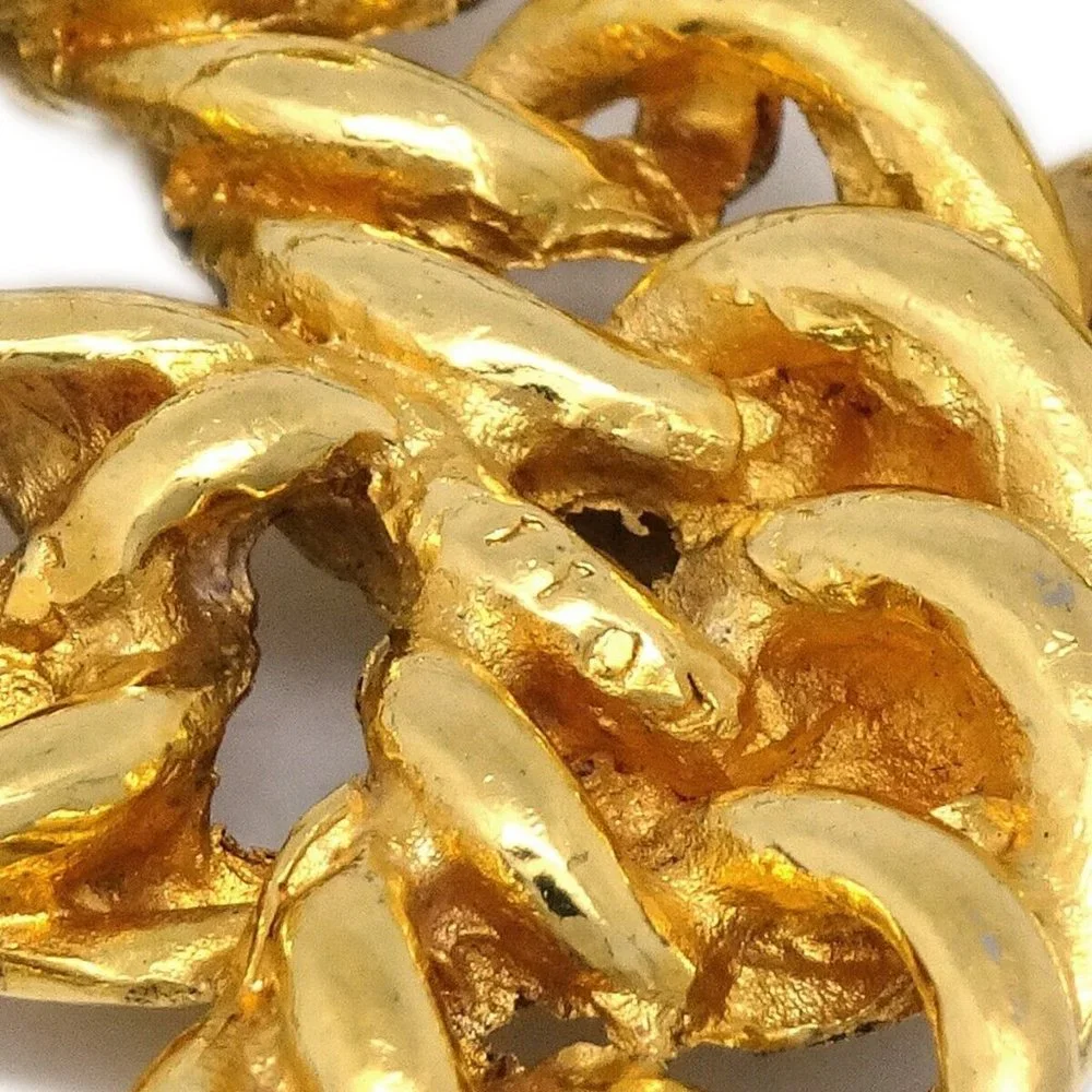Chanel CC Brooch Pin Gold 1107 121314